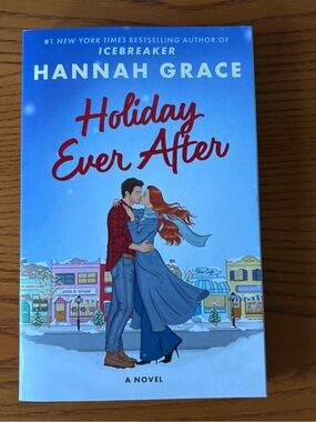 Hannah Grace Holiday Ever After — Blue Cover with Red Title